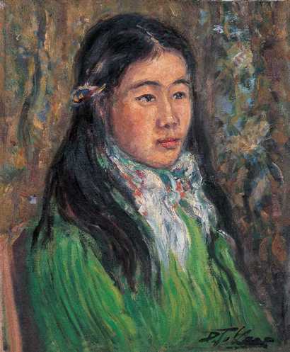 林达川 绿衣少女